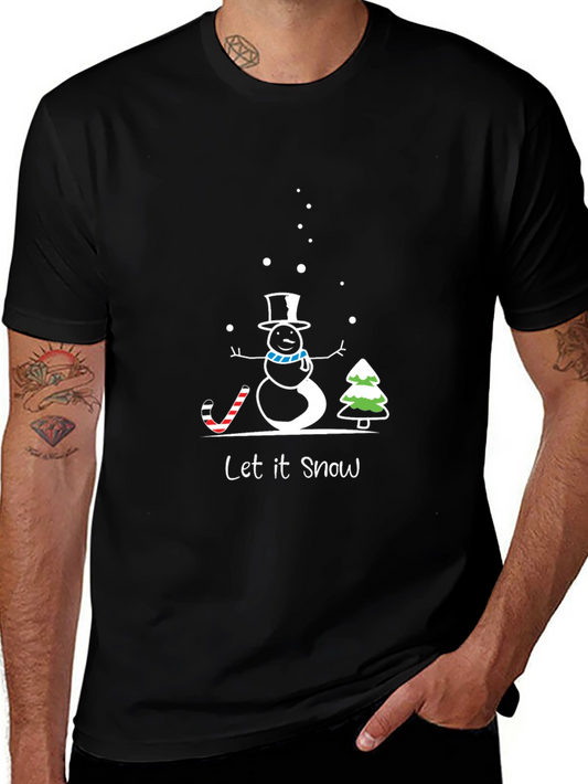 Let it Snow Christmas Graphic T-Shirt