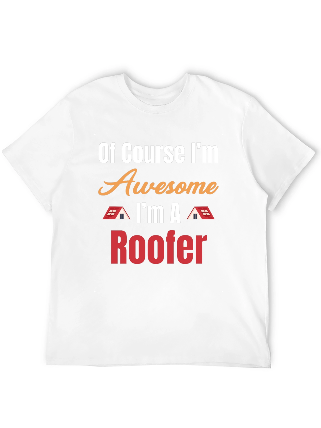 Awesome Roofer T-Shirt - Black Cotton Tee
