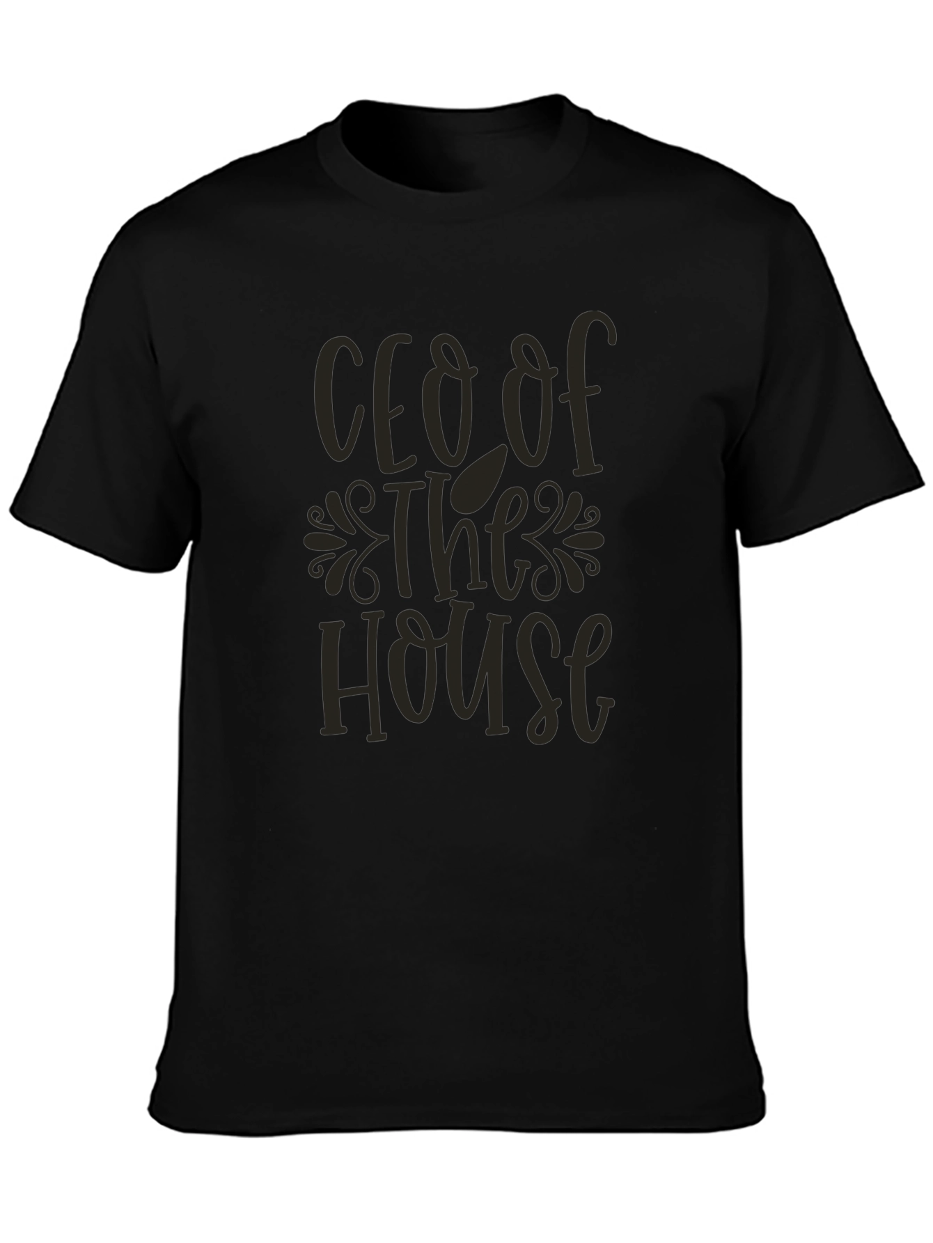 CEO of The House Graphic T-Shirt - Black