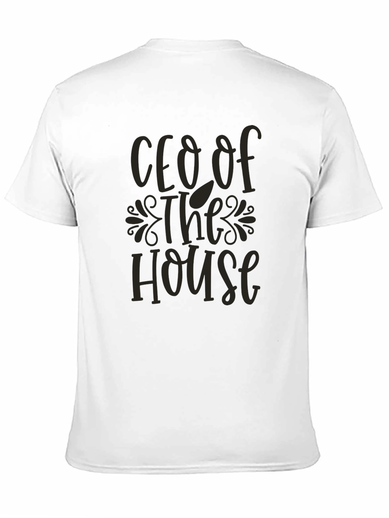 CEO of The House Graphic T-Shirt - Black