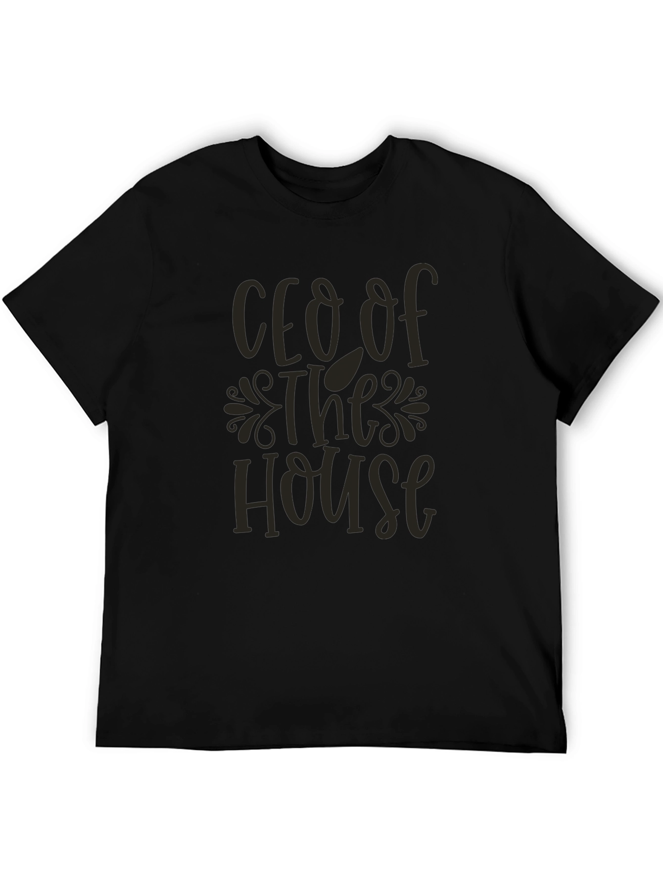 CEO of The House Graphic T-Shirt - Black
