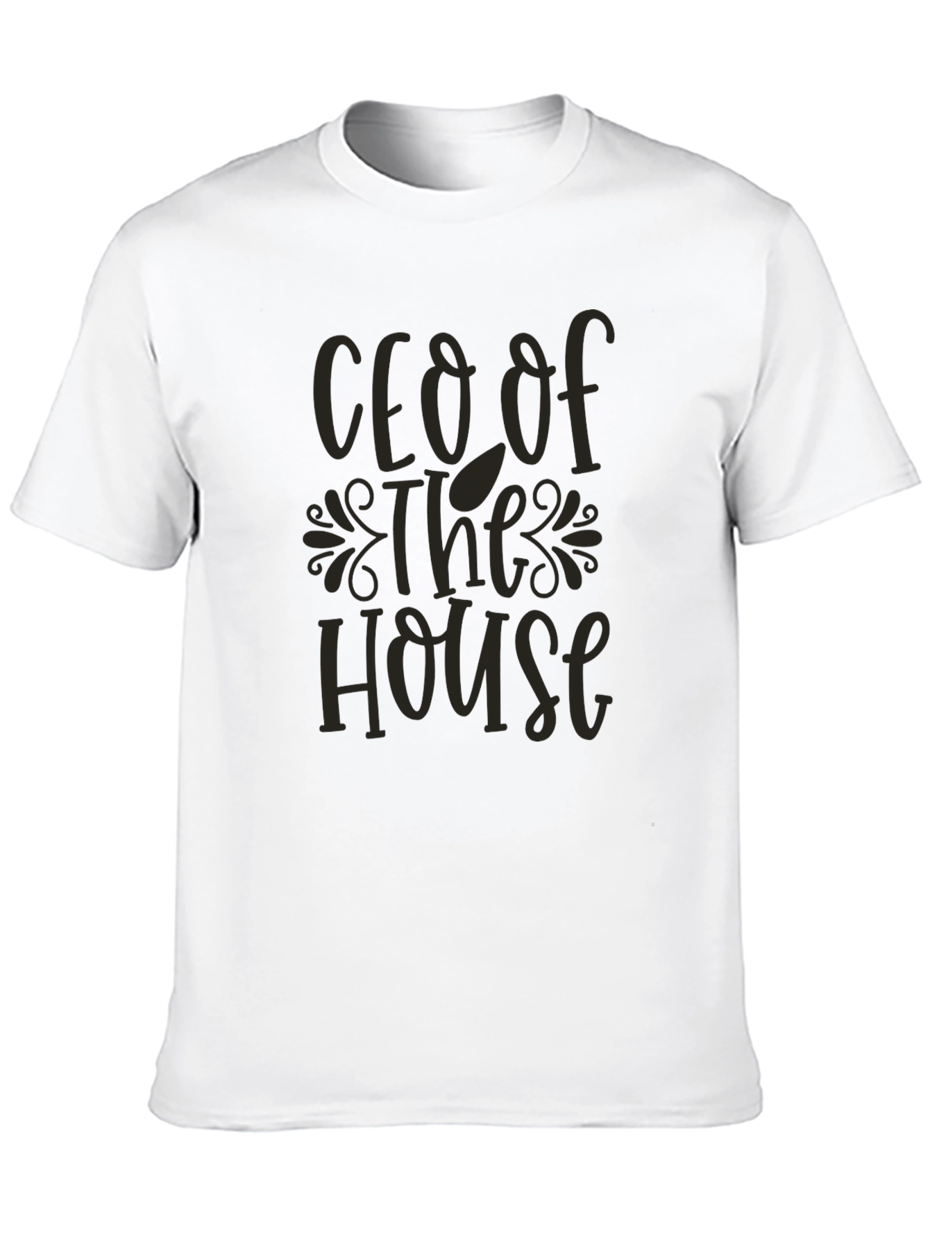 CEO of The House Graphic T-Shirt - Black