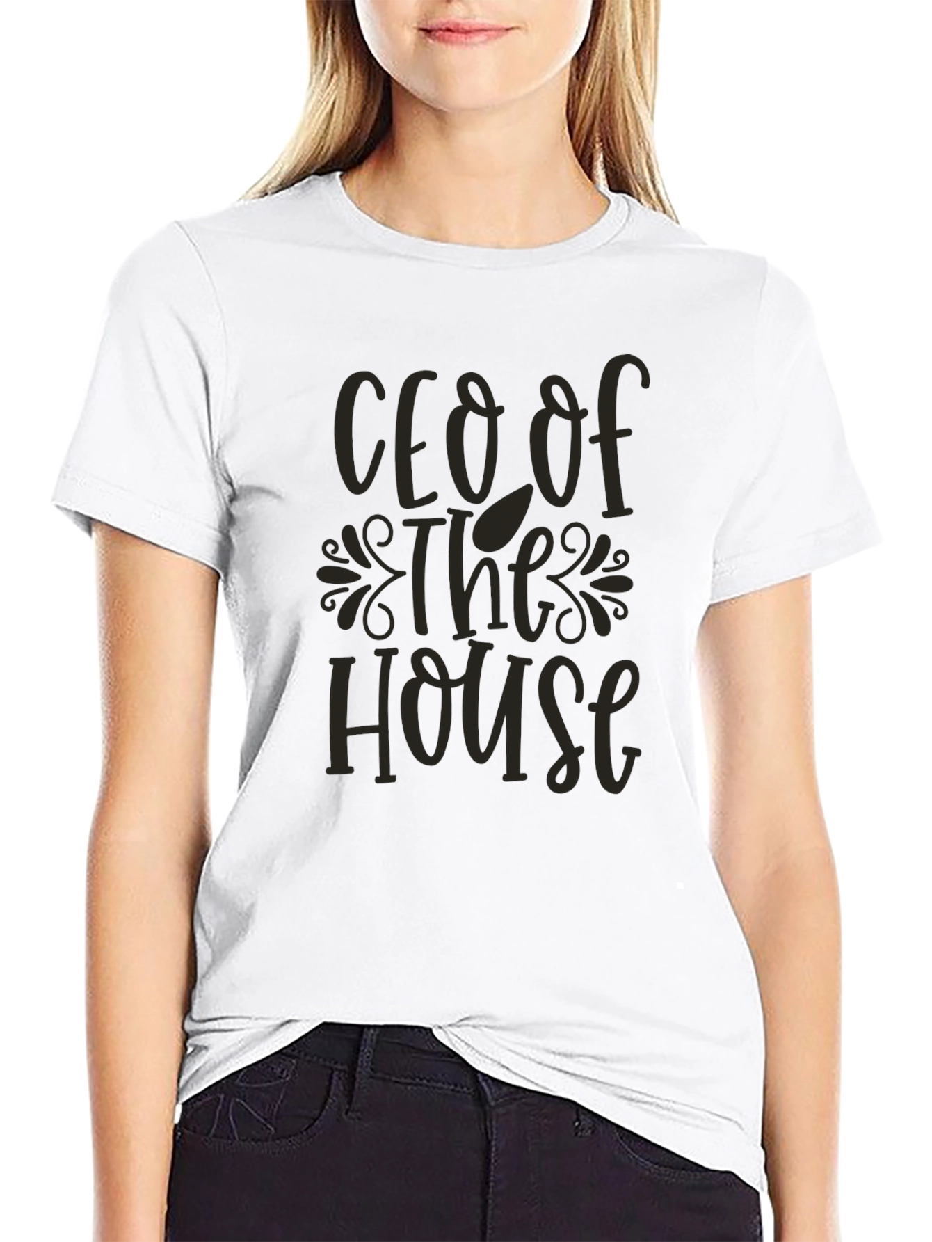 CEO of The House Graphic T-Shirt - Black