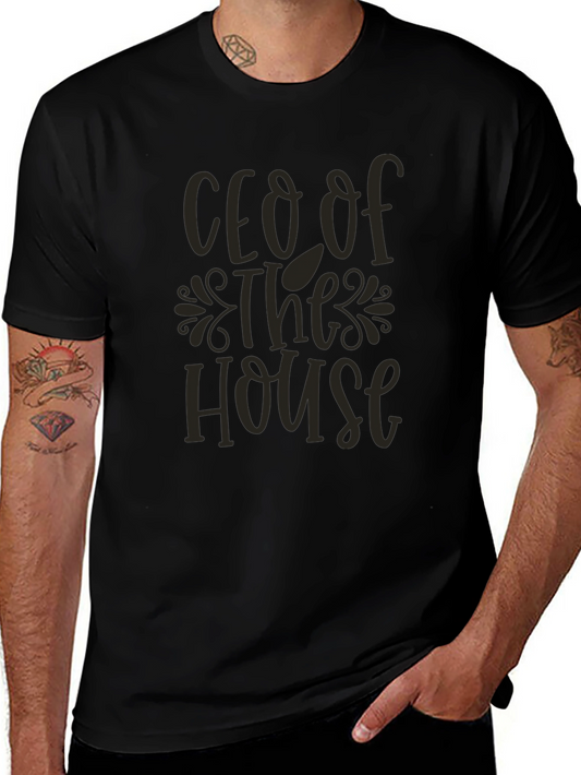 CEO of The House Graphic T-Shirt - Black