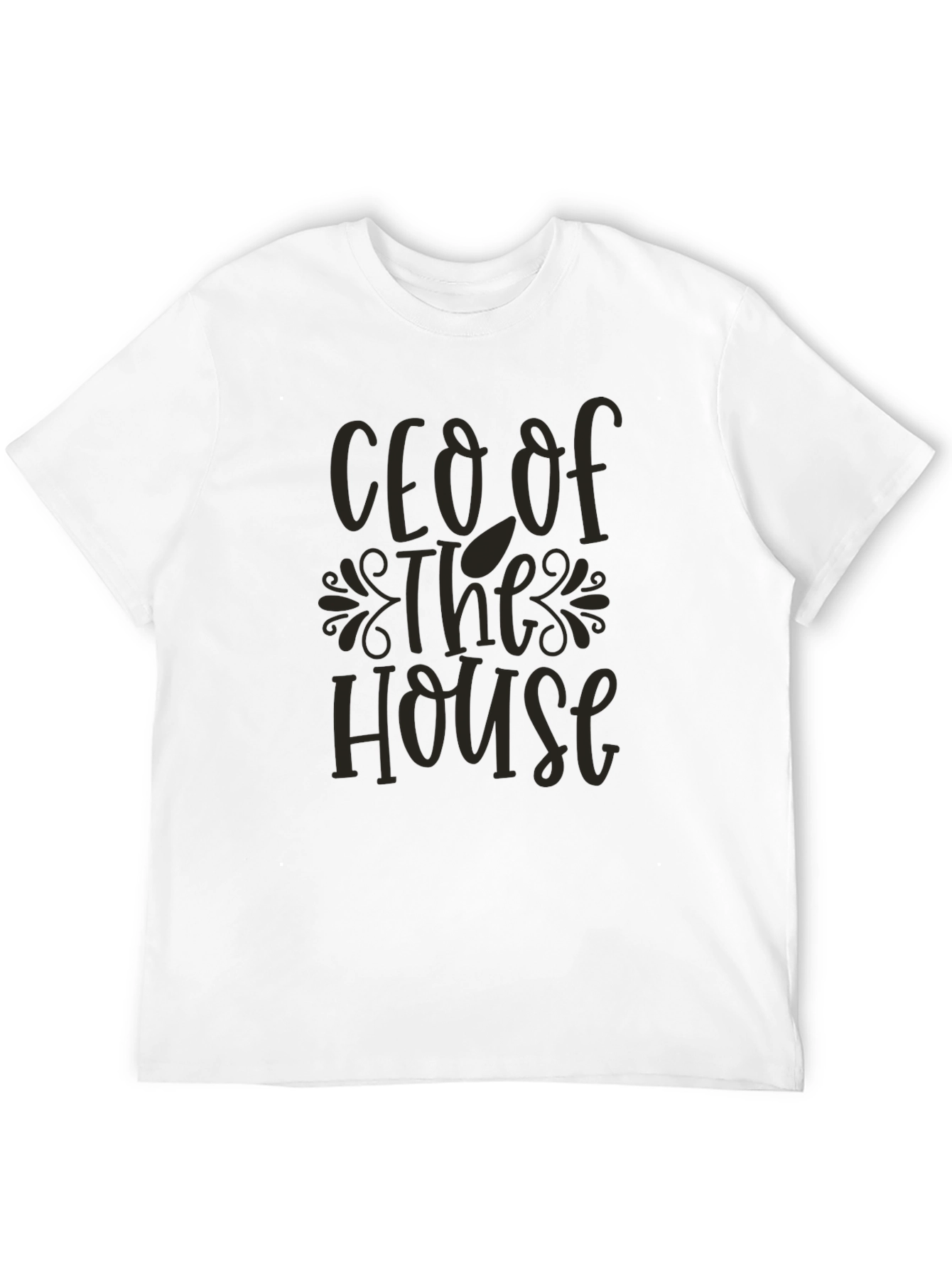 CEO of The House Graphic T-Shirt - Black