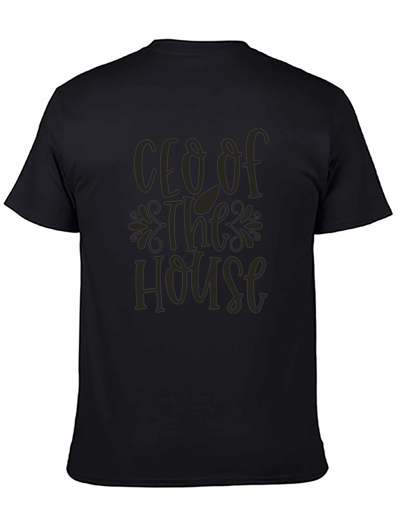 CEO of The House Graphic T-Shirt - Black