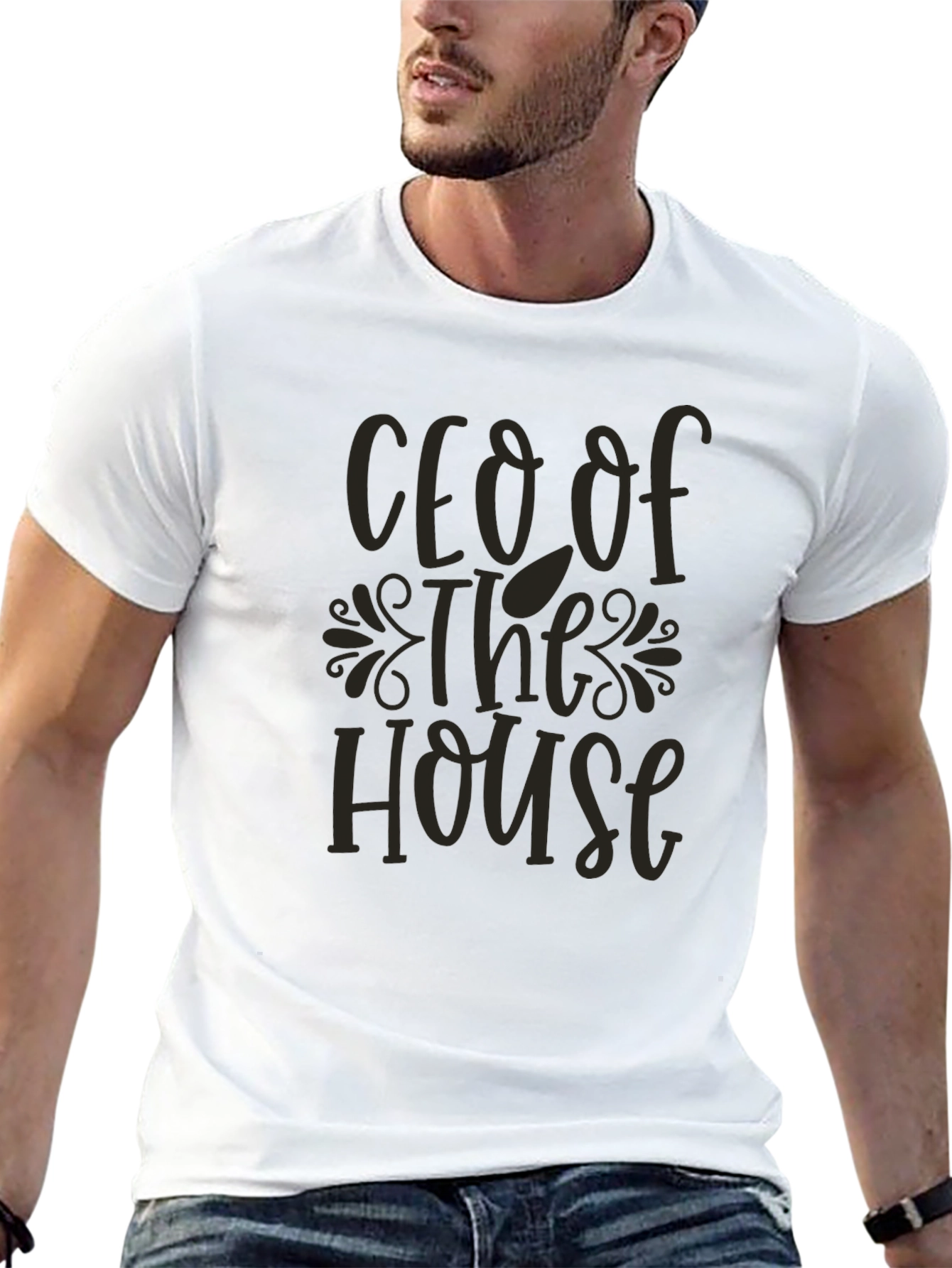 CEO of The House Graphic T-Shirt - Black