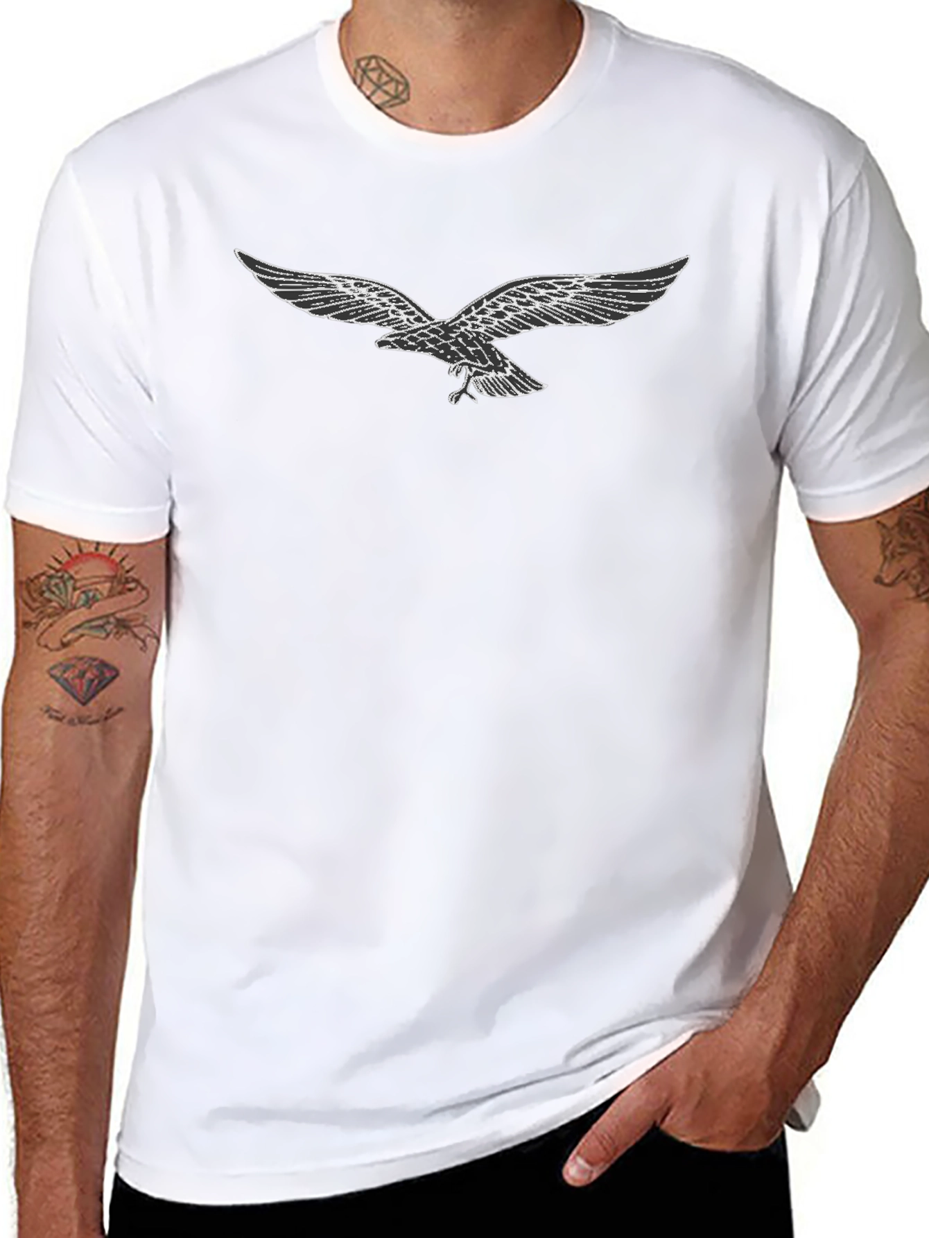 Black Eagle Graphic Tee - Mens