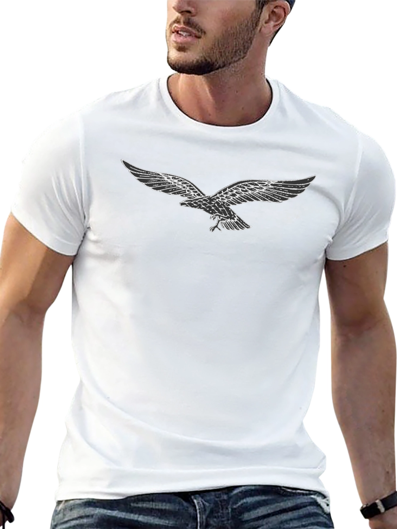 Black Eagle Graphic Tee - Mens