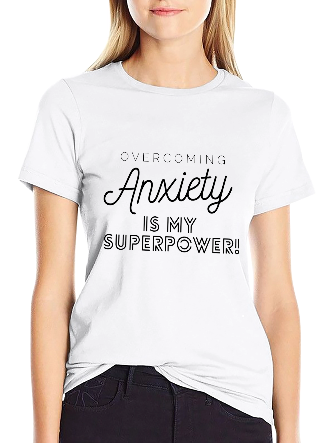 Anxiety Superpower T-Shirt - Black