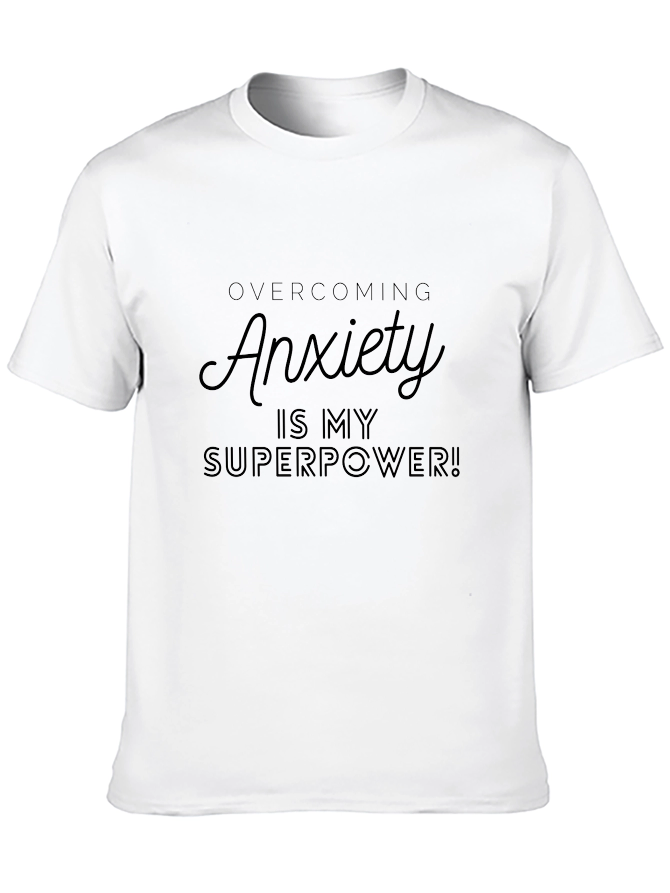 Anxiety Superpower T-Shirt - Black