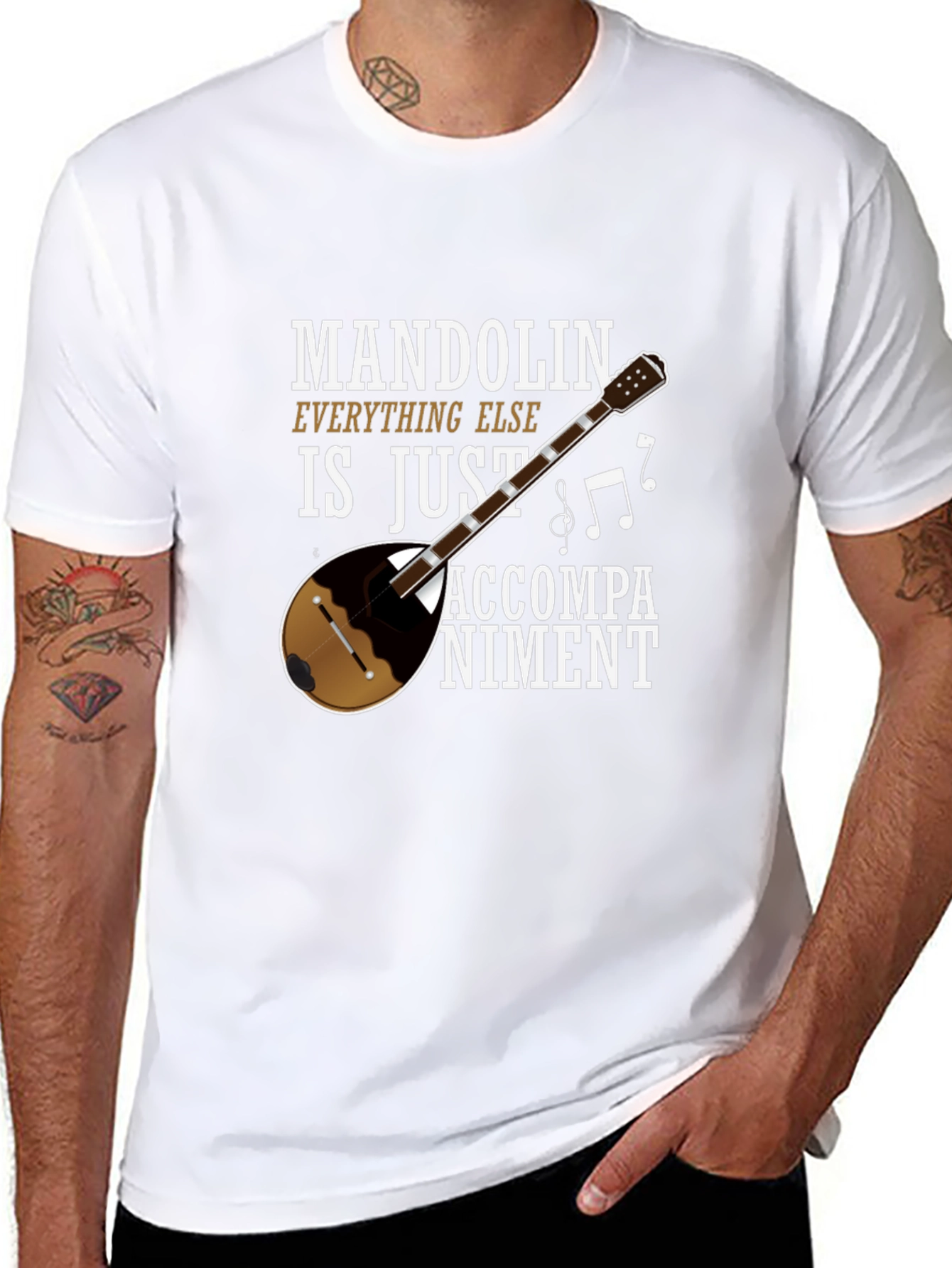 Mandolin Musician Tee: Everything Else Is Just Accompaniment!