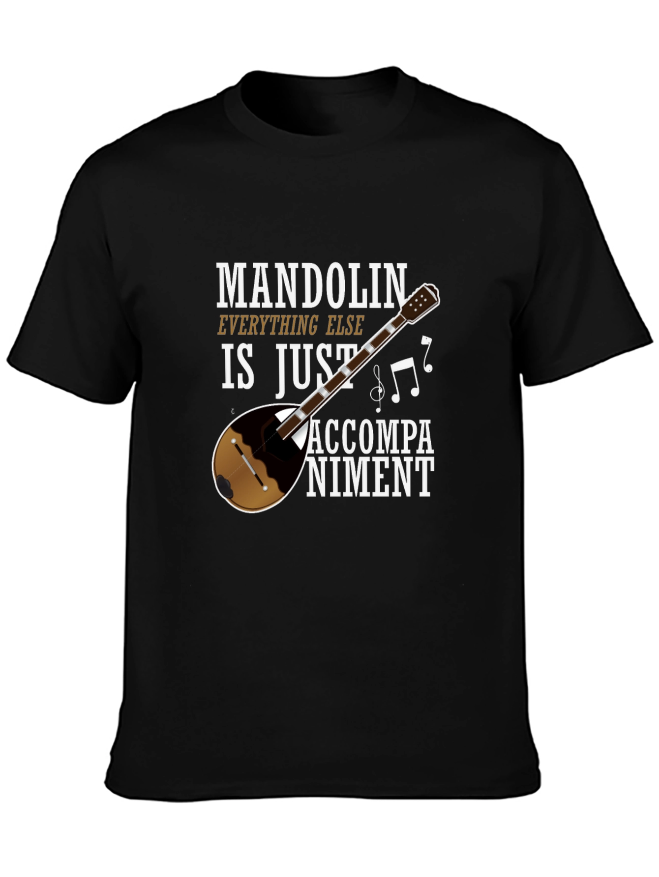 Mandolin Musician Tee: Everything Else Is Just Accompaniment!