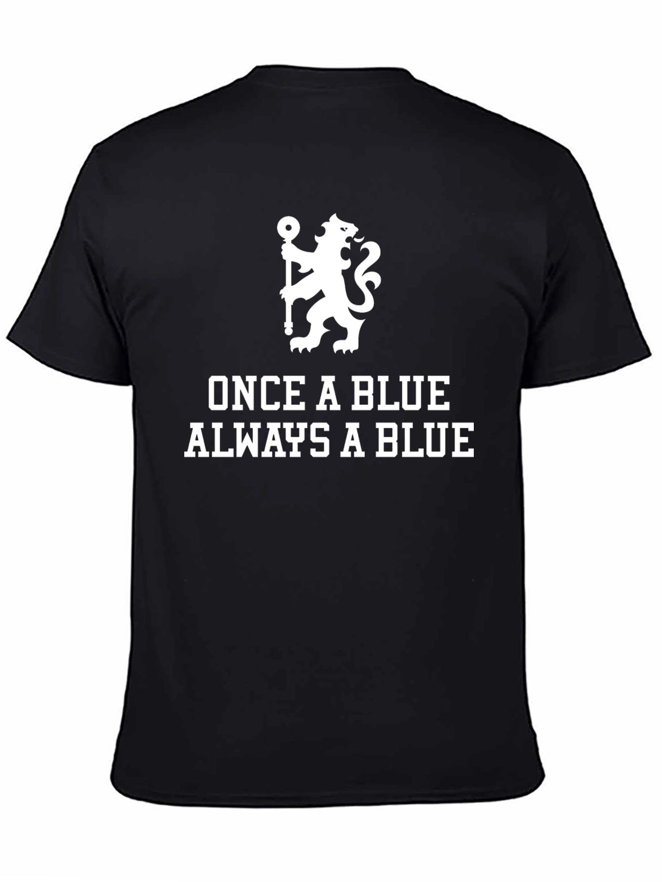 Chelsea FC Once a Blue Black T-Shirt