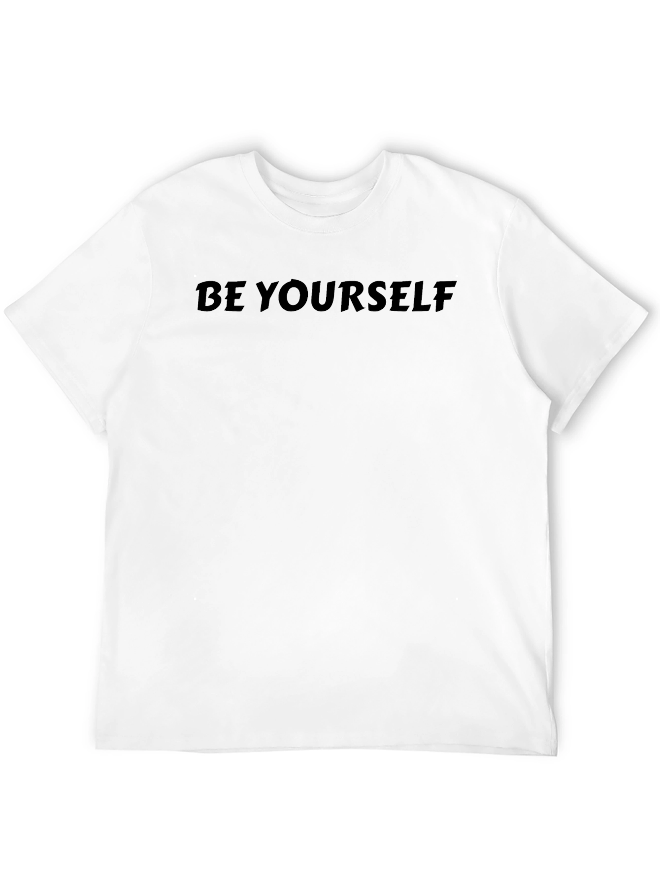 Be Yourself Black Tee