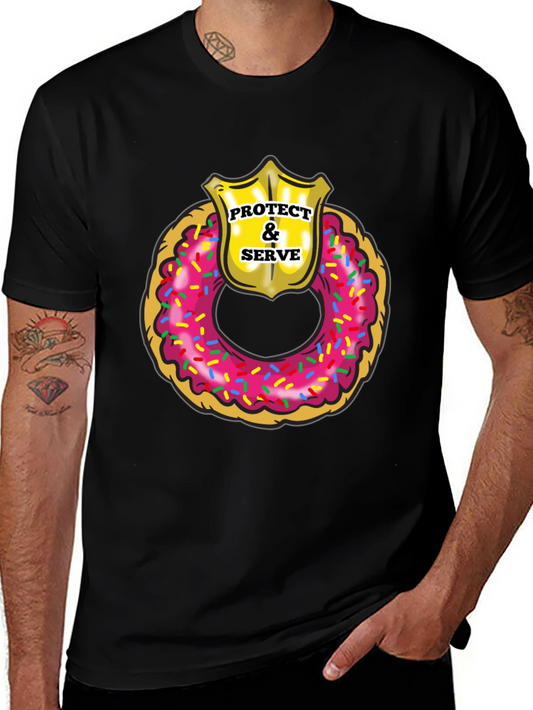 Protect & Serve Donut T-Shirt