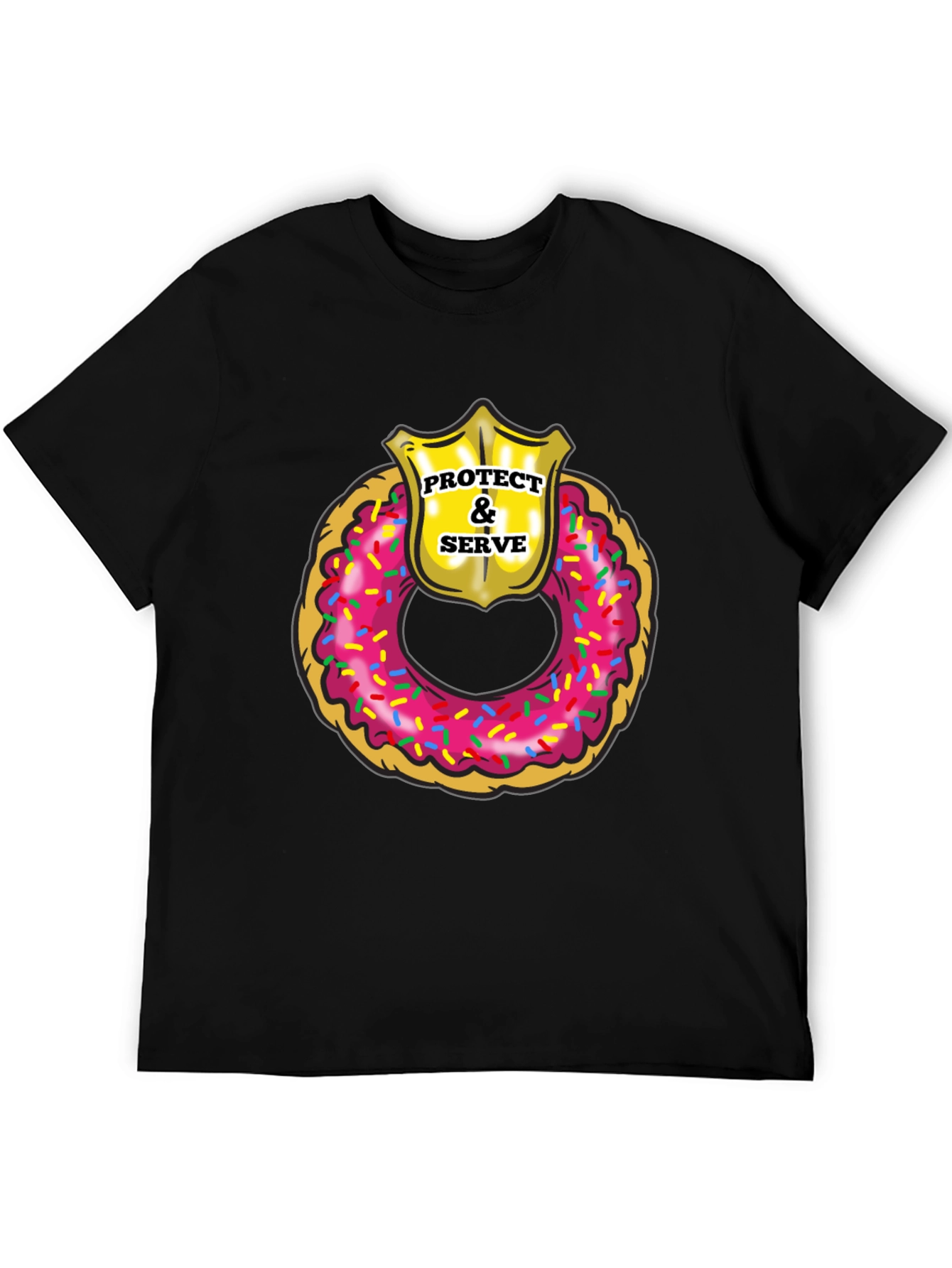 Protect & Serve Donut T-Shirt