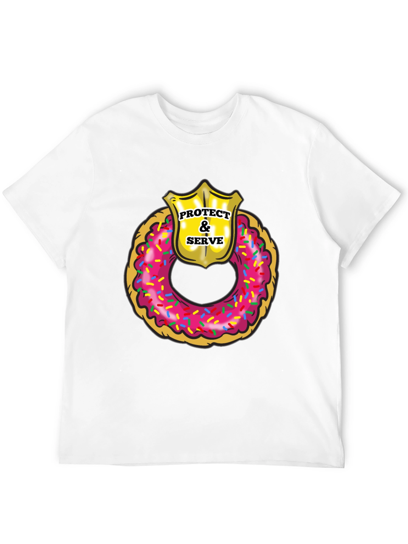 Protect & Serve Donut T-Shirt