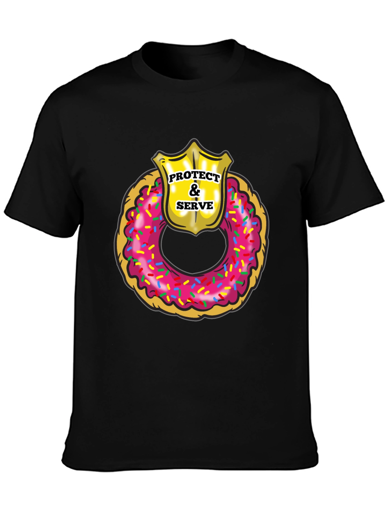 Protect & Serve Donut T-Shirt