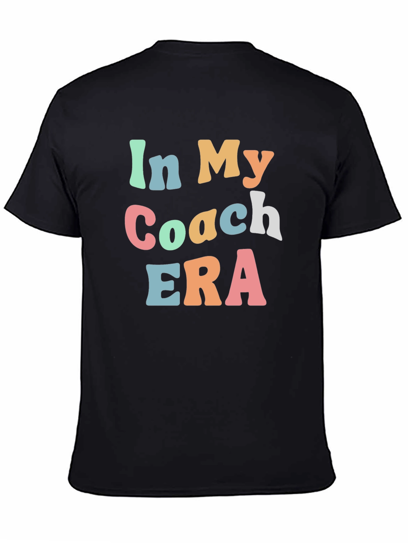 In My Coach Era Black Tee