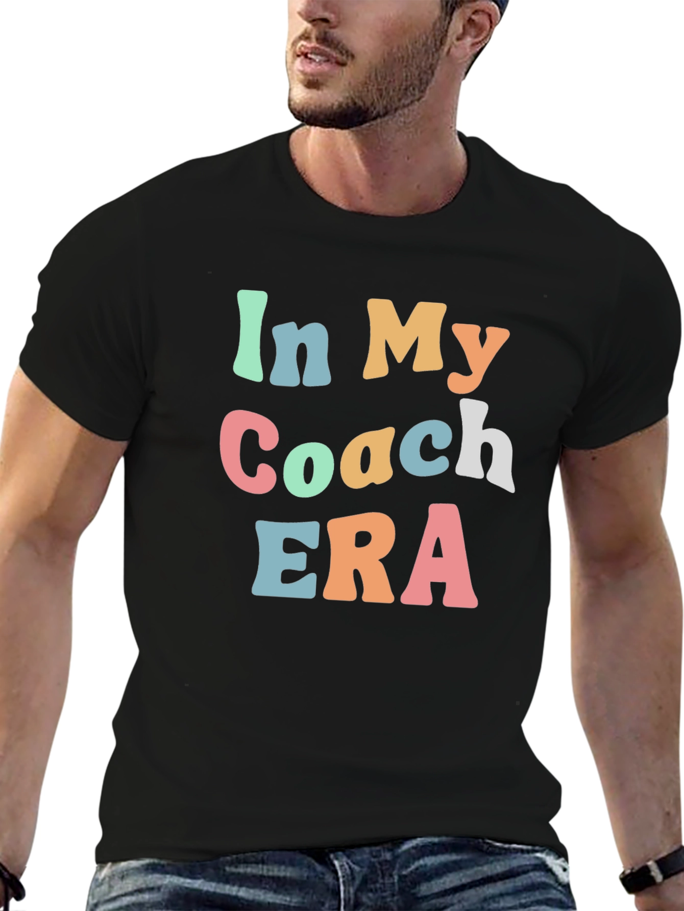 In My Coach Era Black Tee