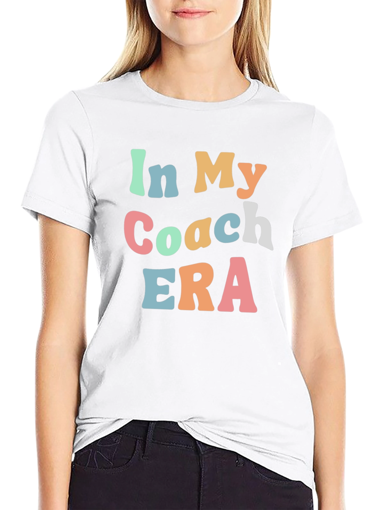 In My Coach Era Black Tee