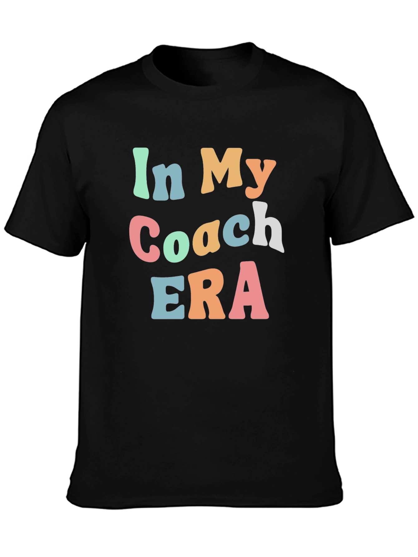 In My Coach Era Black Tee