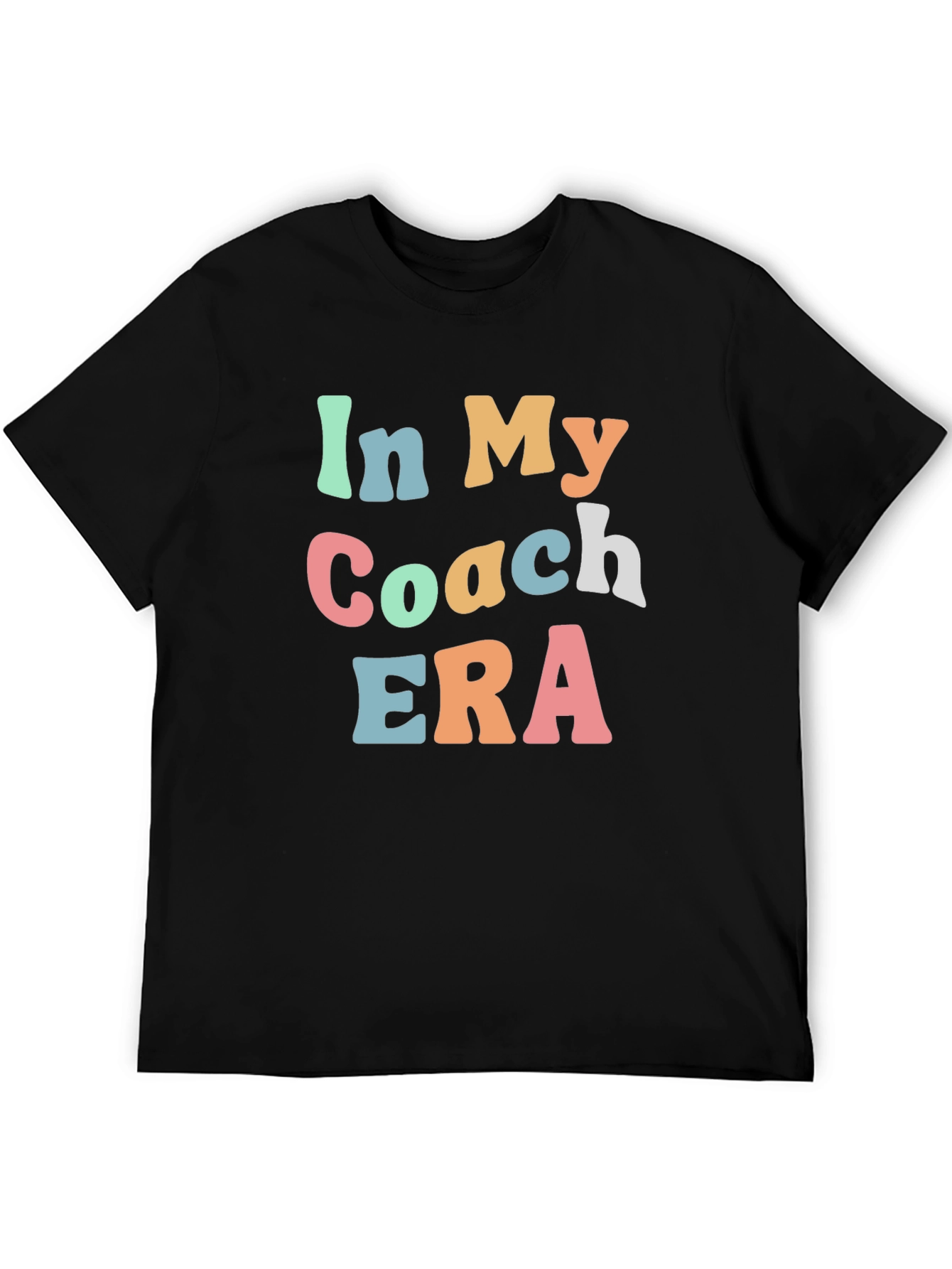 In My Coach Era Black Tee