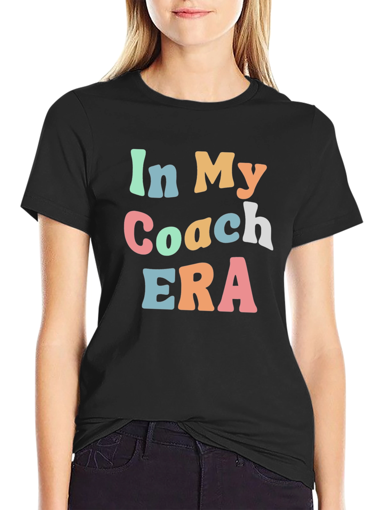In My Coach Era Black Tee