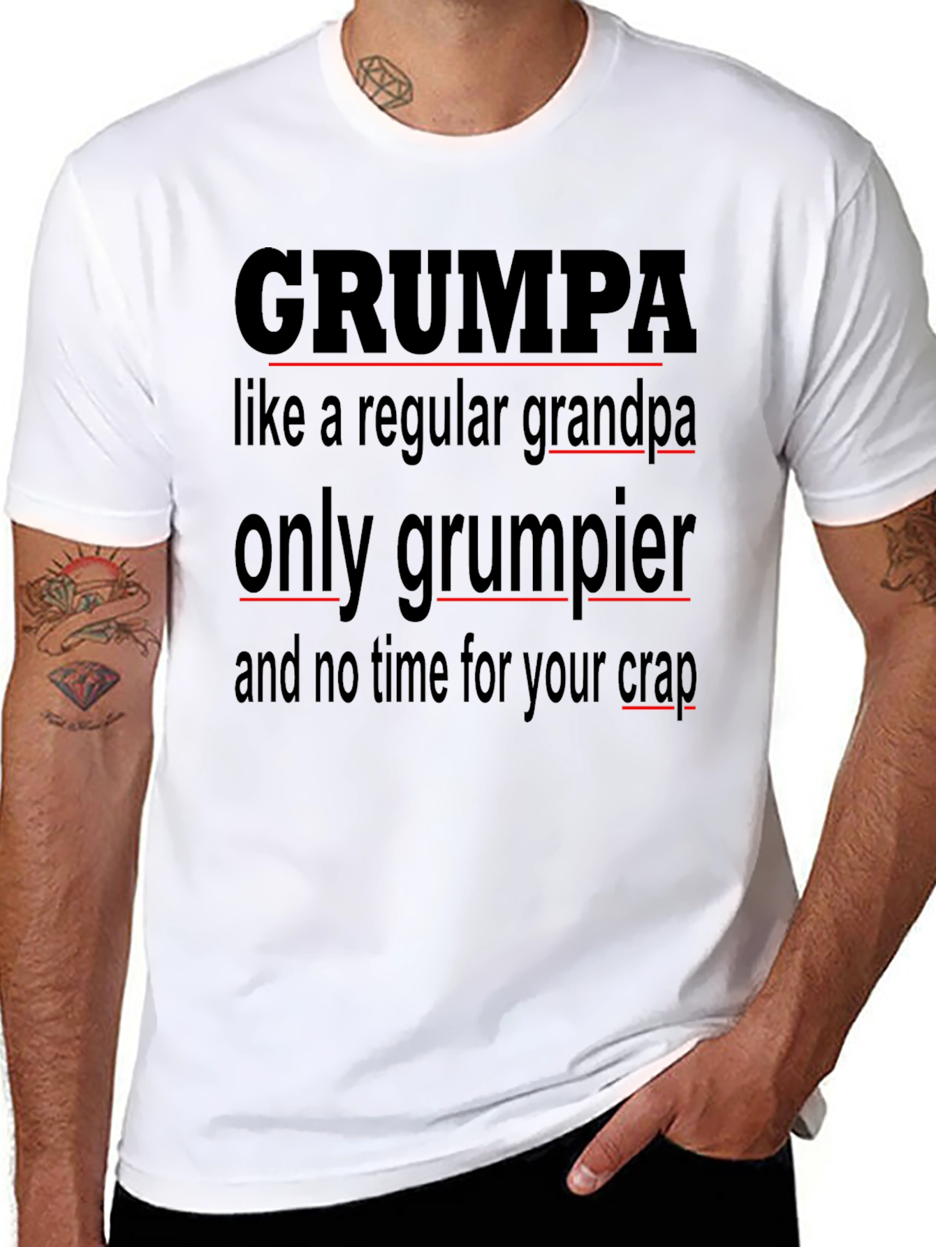 Grumpa Funny Mens T-Shirt