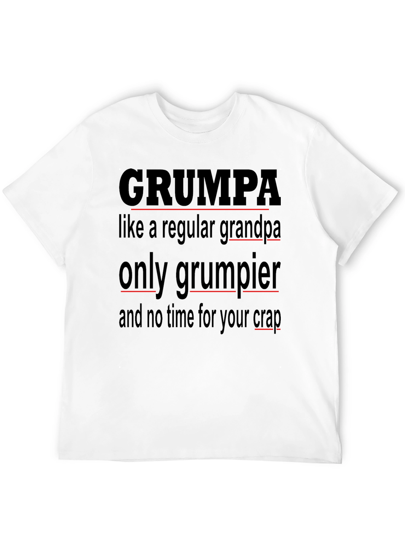 Grumpa Funny Mens T-Shirt