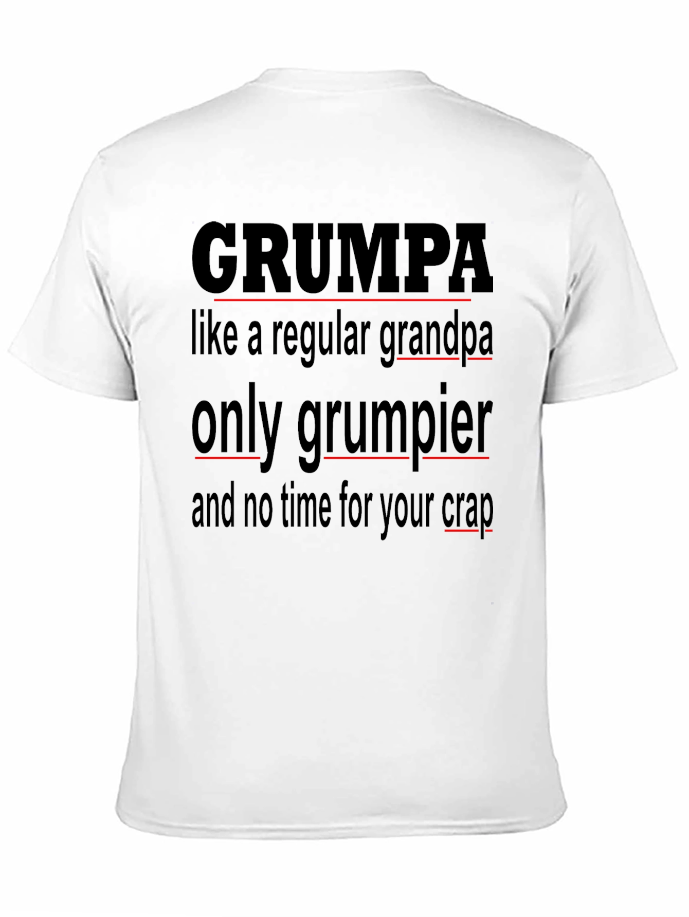 Grumpa Funny Mens T-Shirt
