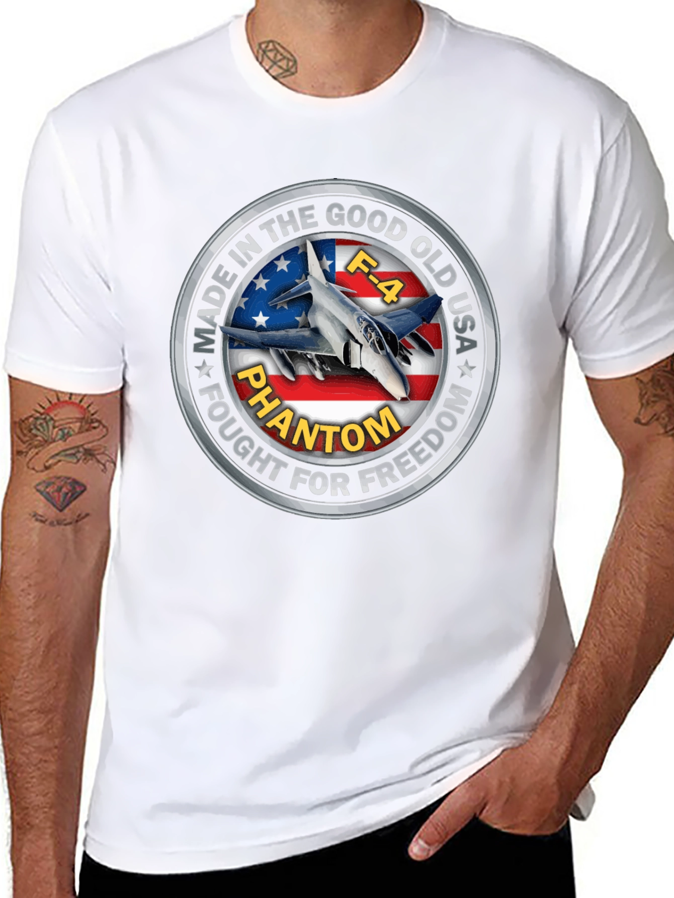 F-4 Phantom Jet T-Shirt - Made in the USA