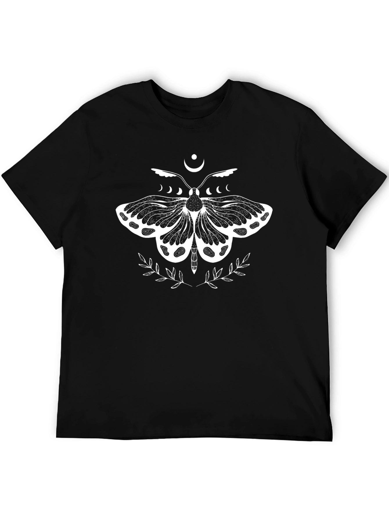 Lunar Moth Graphic Tee - Black