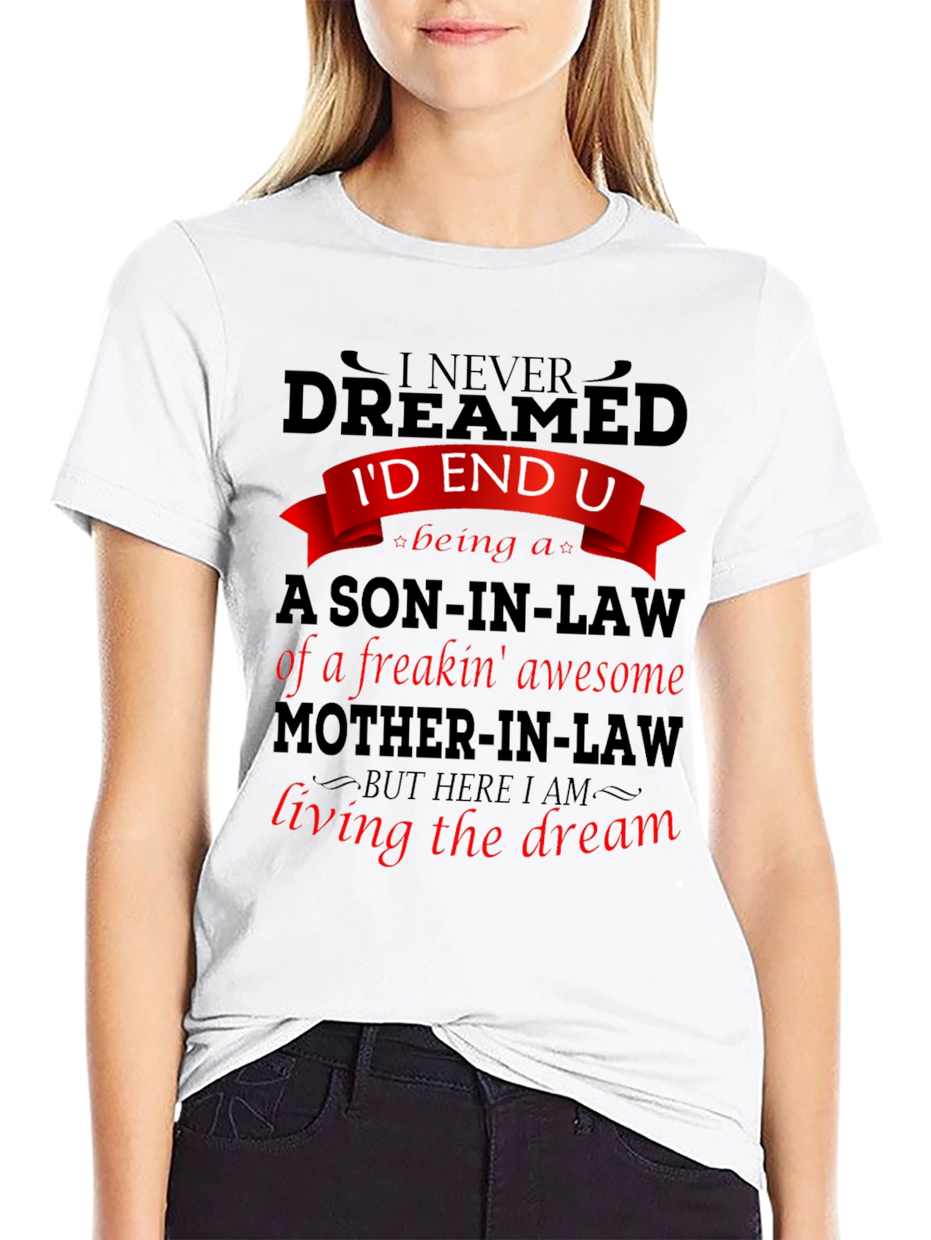 Funny Son-in-Law T-Shirt: Awesome Mother-in-Law Gift