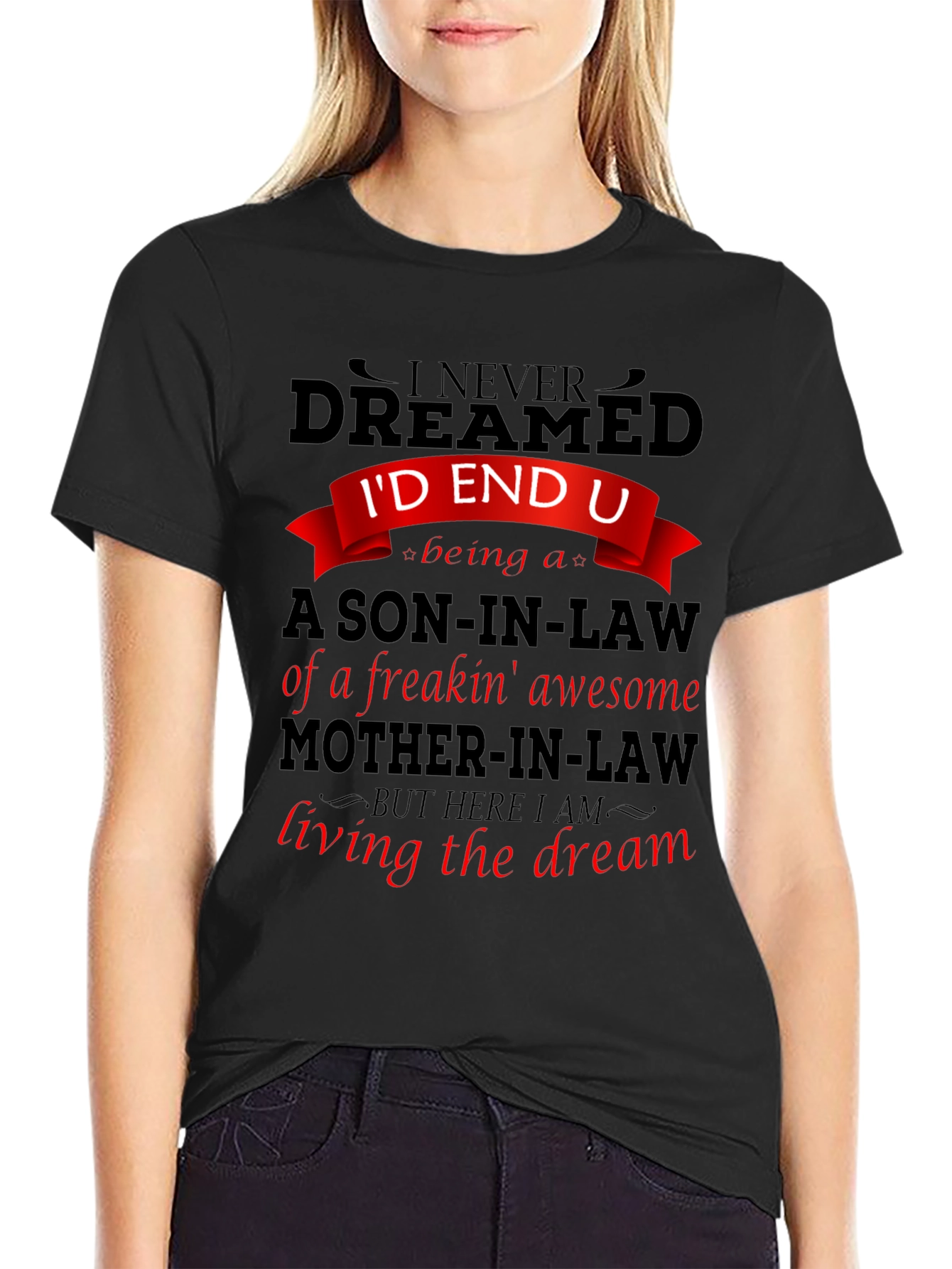 Funny Son-in-Law T-Shirt: Awesome Mother-in-Law Gift