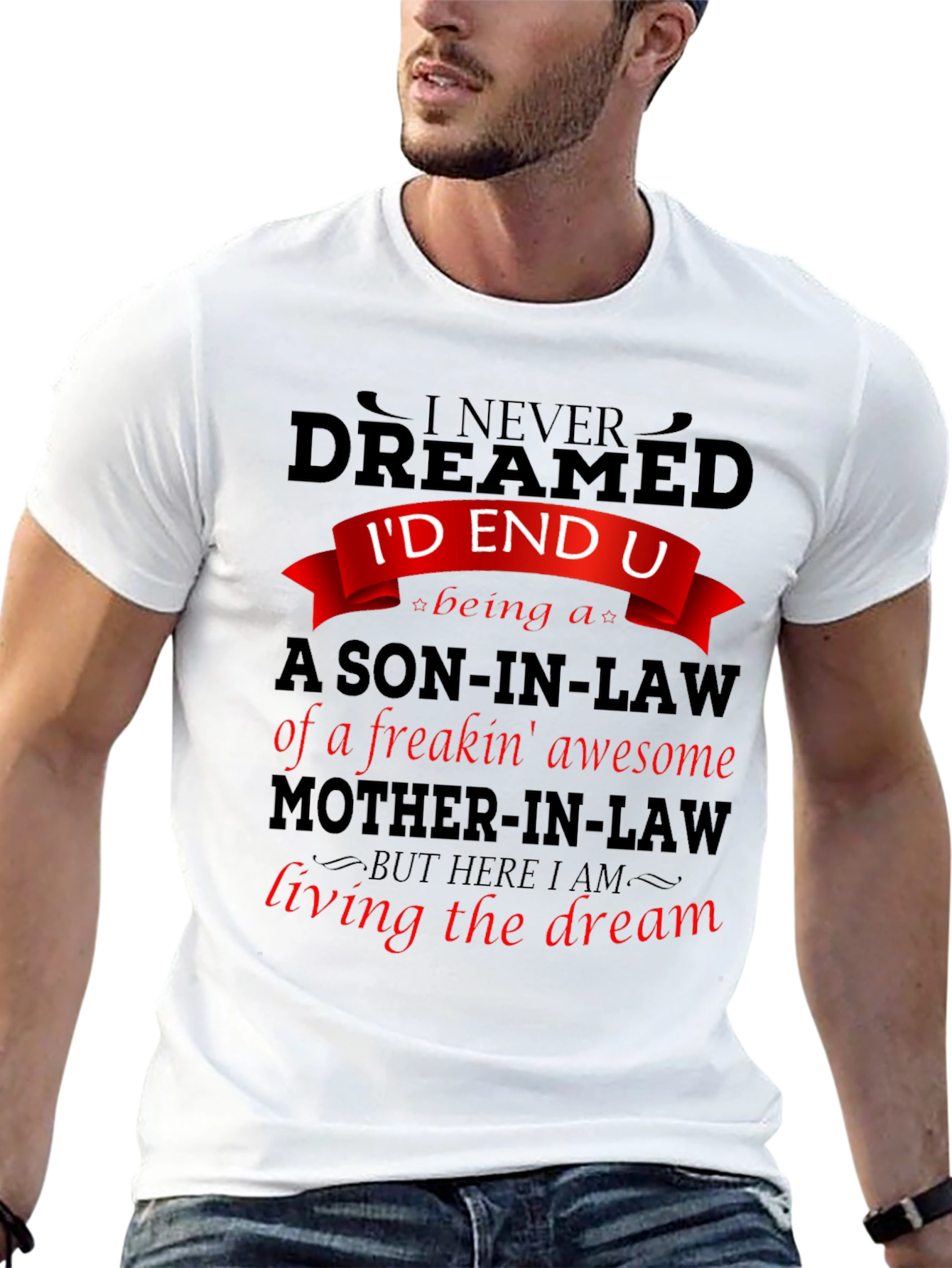 Funny Son-in-Law T-Shirt: Awesome Mother-in-Law Gift
