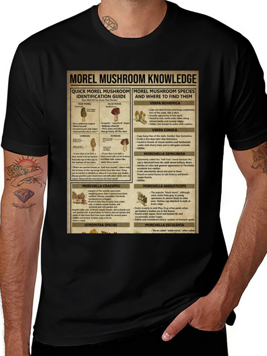 Morel Mushroom Knowledge T-Shirt