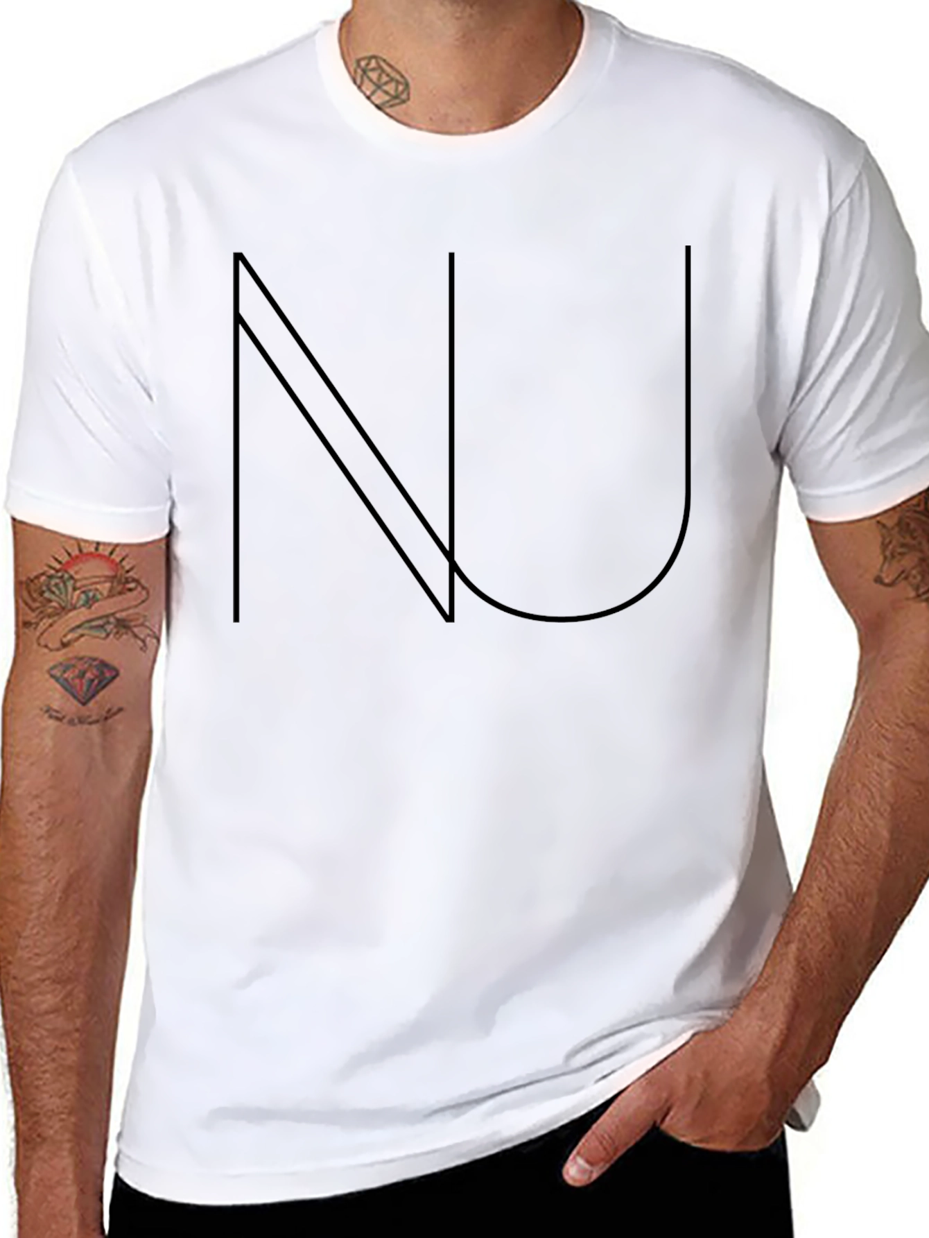 Minimalist NU Black T-Shirt