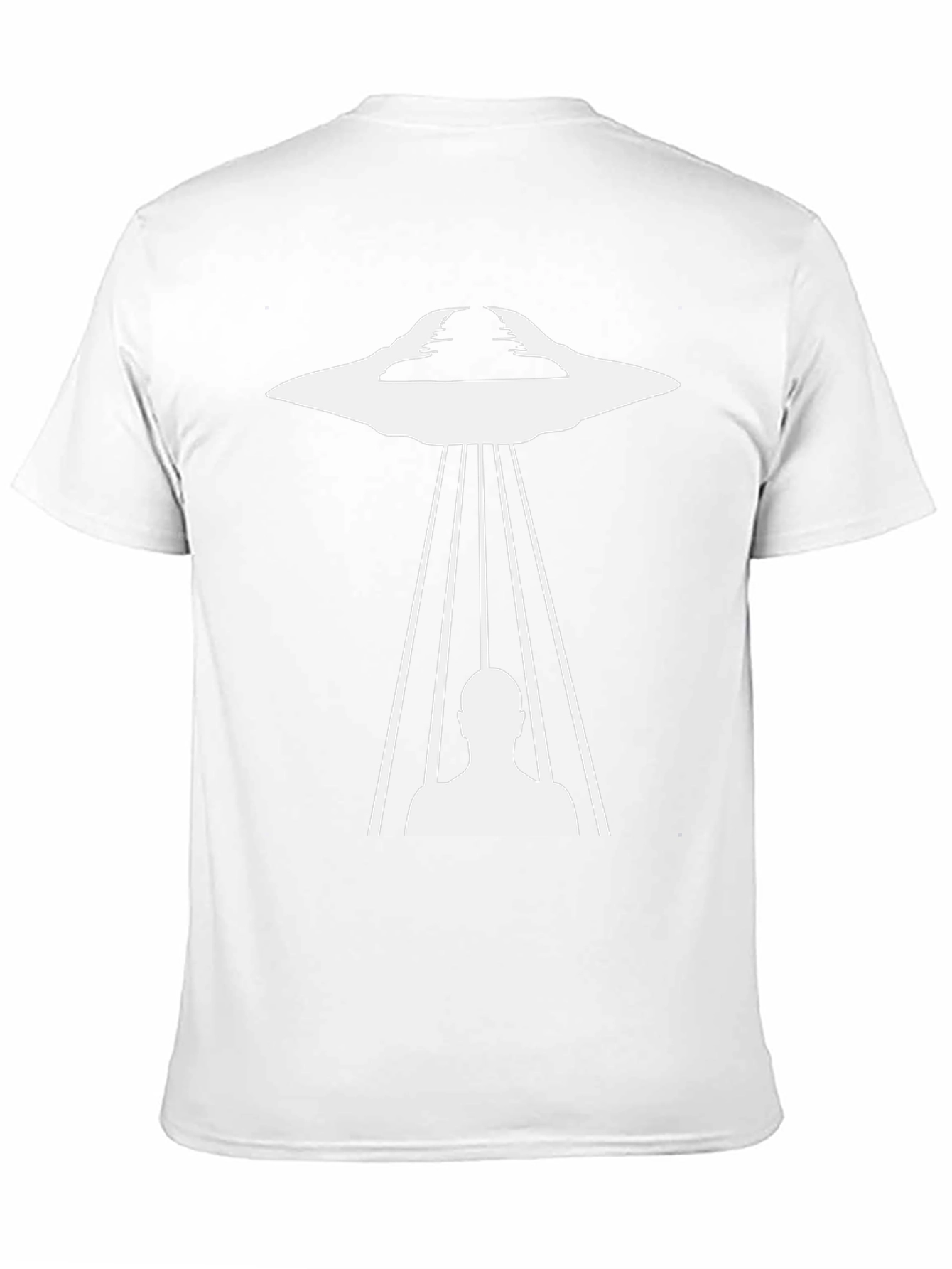 UFO Abduction Graphic Tee - Black