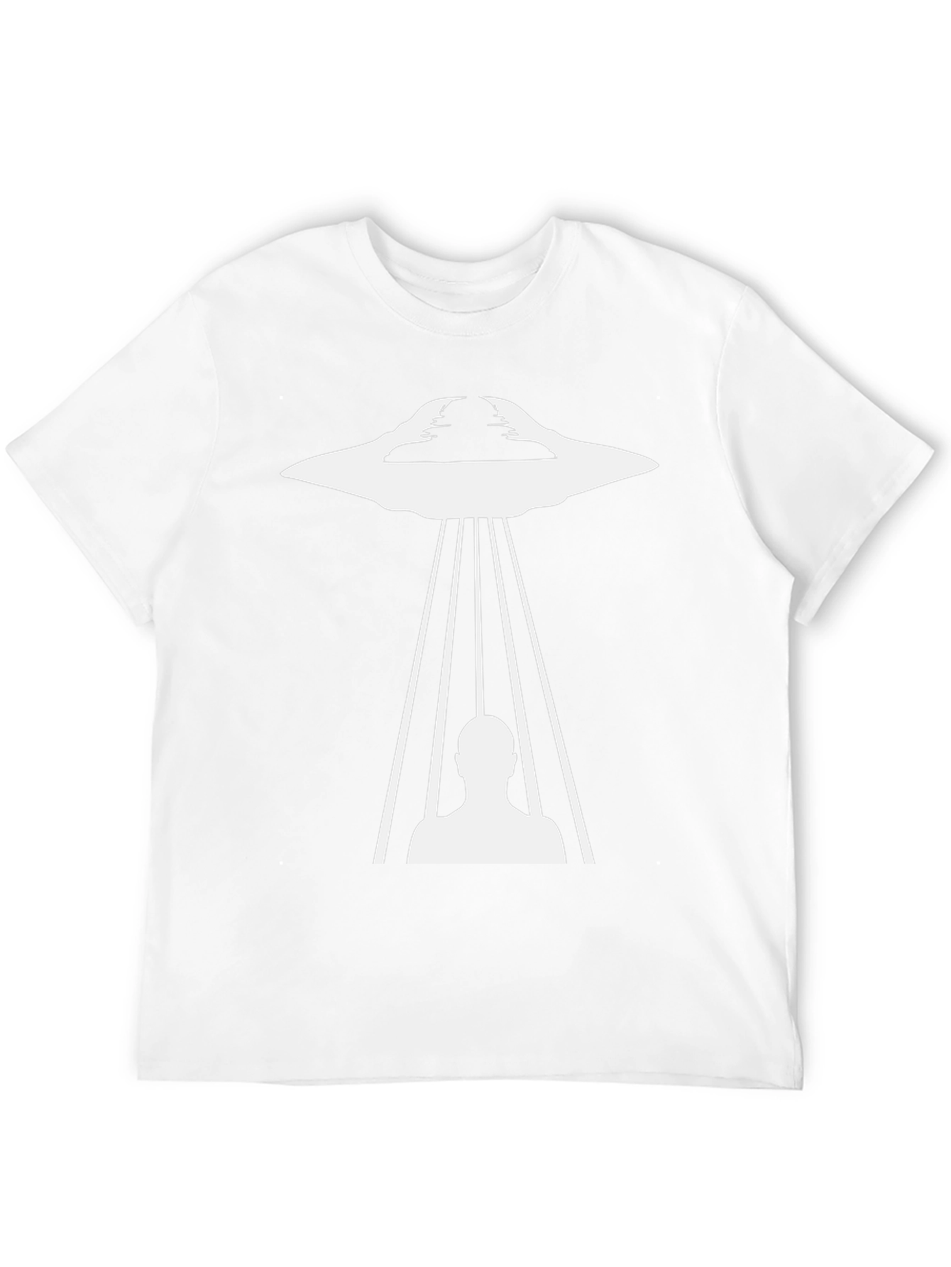 UFO Abduction Graphic Tee - Black