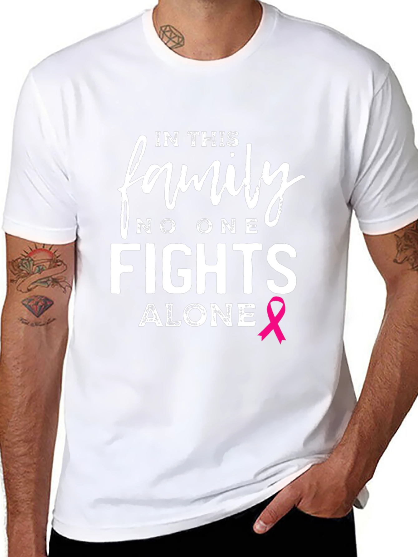 In This Family No One Fights Alone T-Shirt