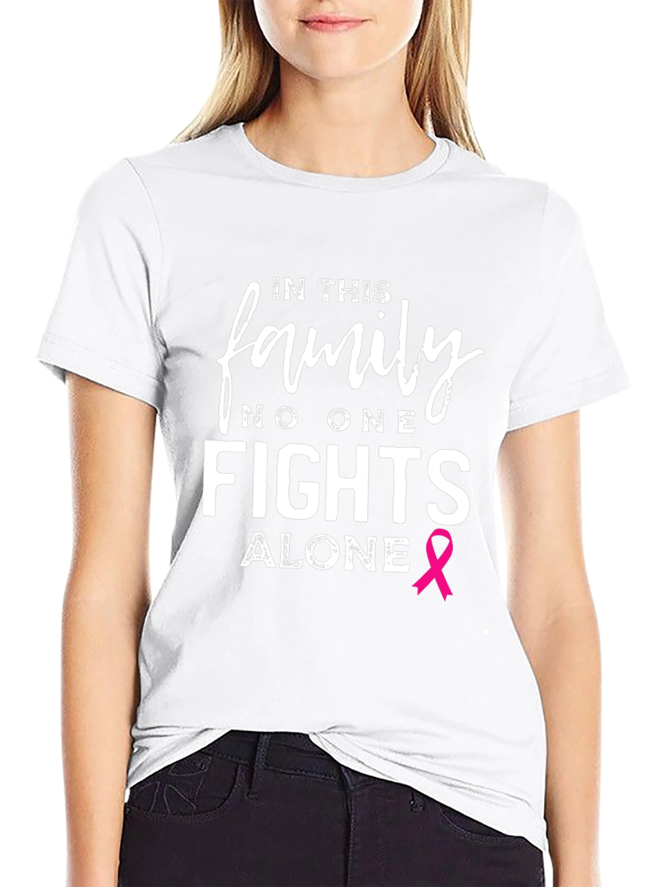 In This Family No One Fights Alone T-Shirt