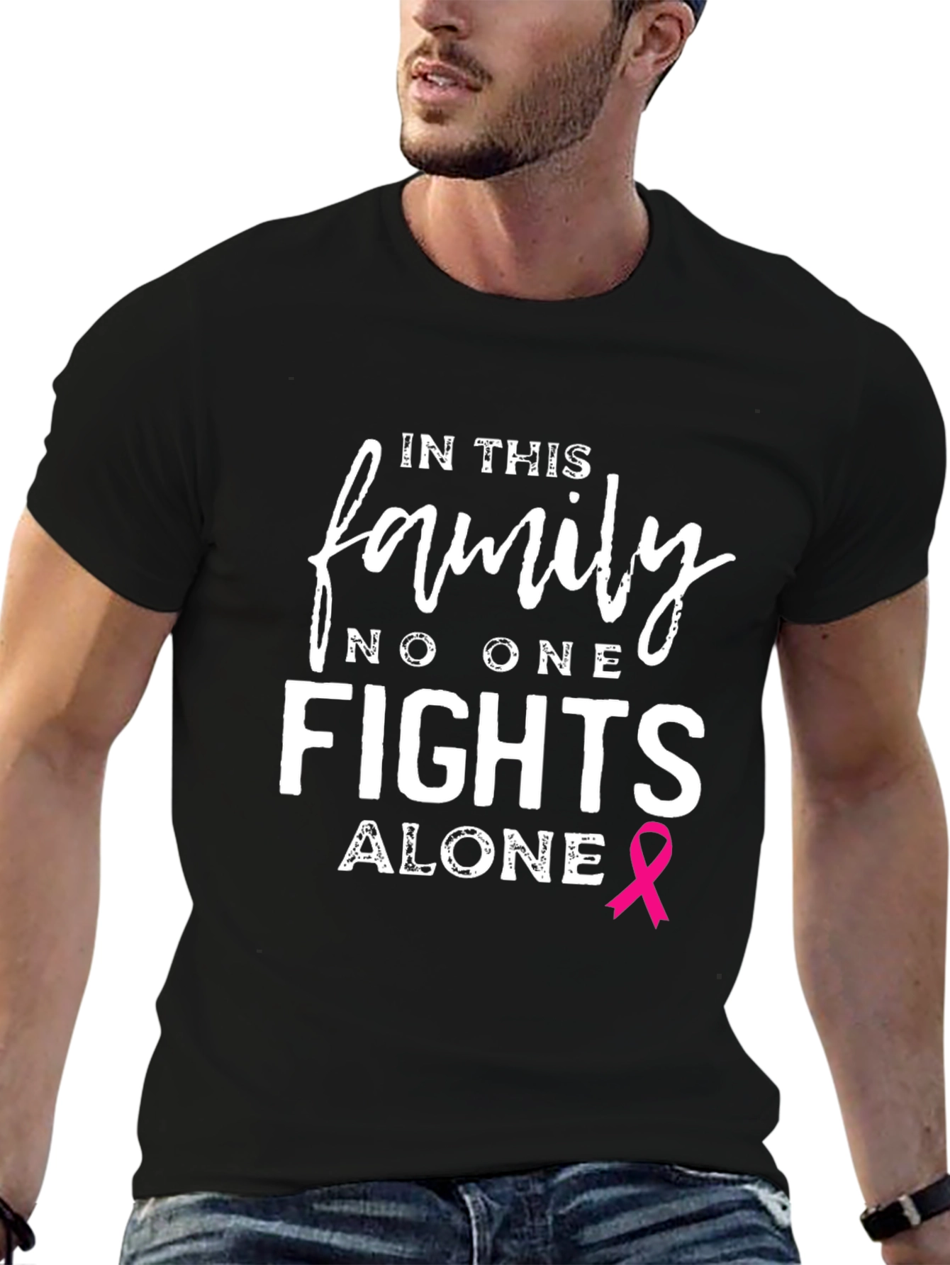 In This Family No One Fights Alone T-Shirt