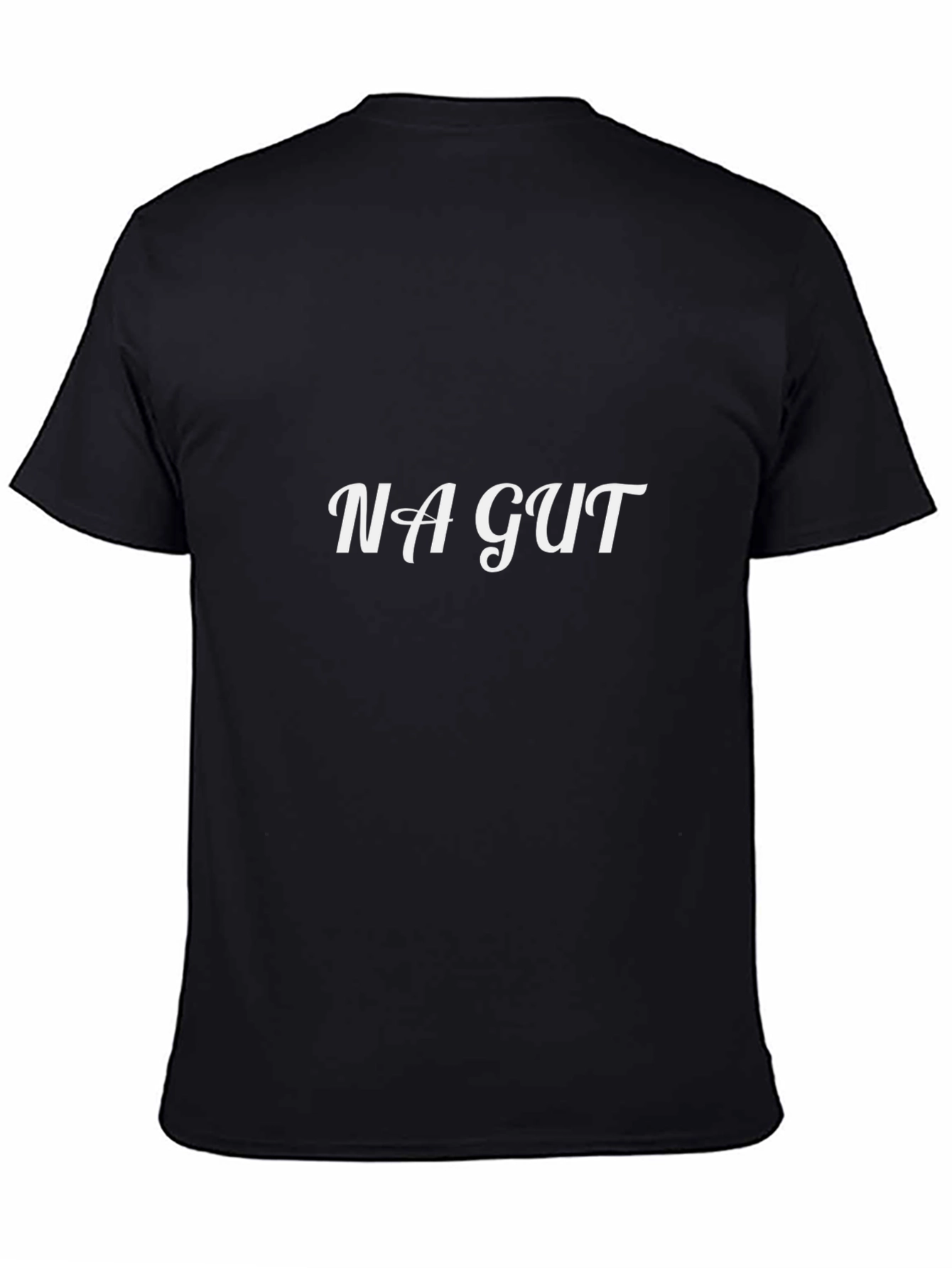 NA GUT Graphic T-Shirt - Stylish Black Tee