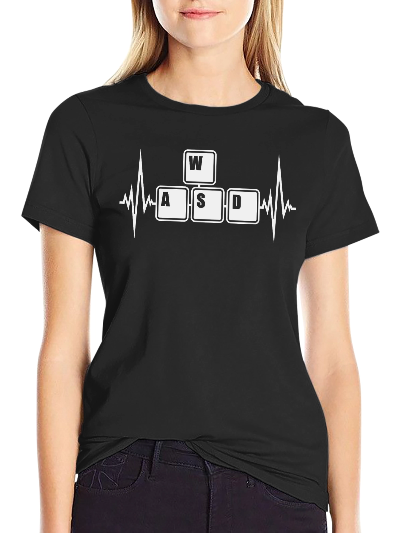 WASD Heartbeat Gamer T-Shirt