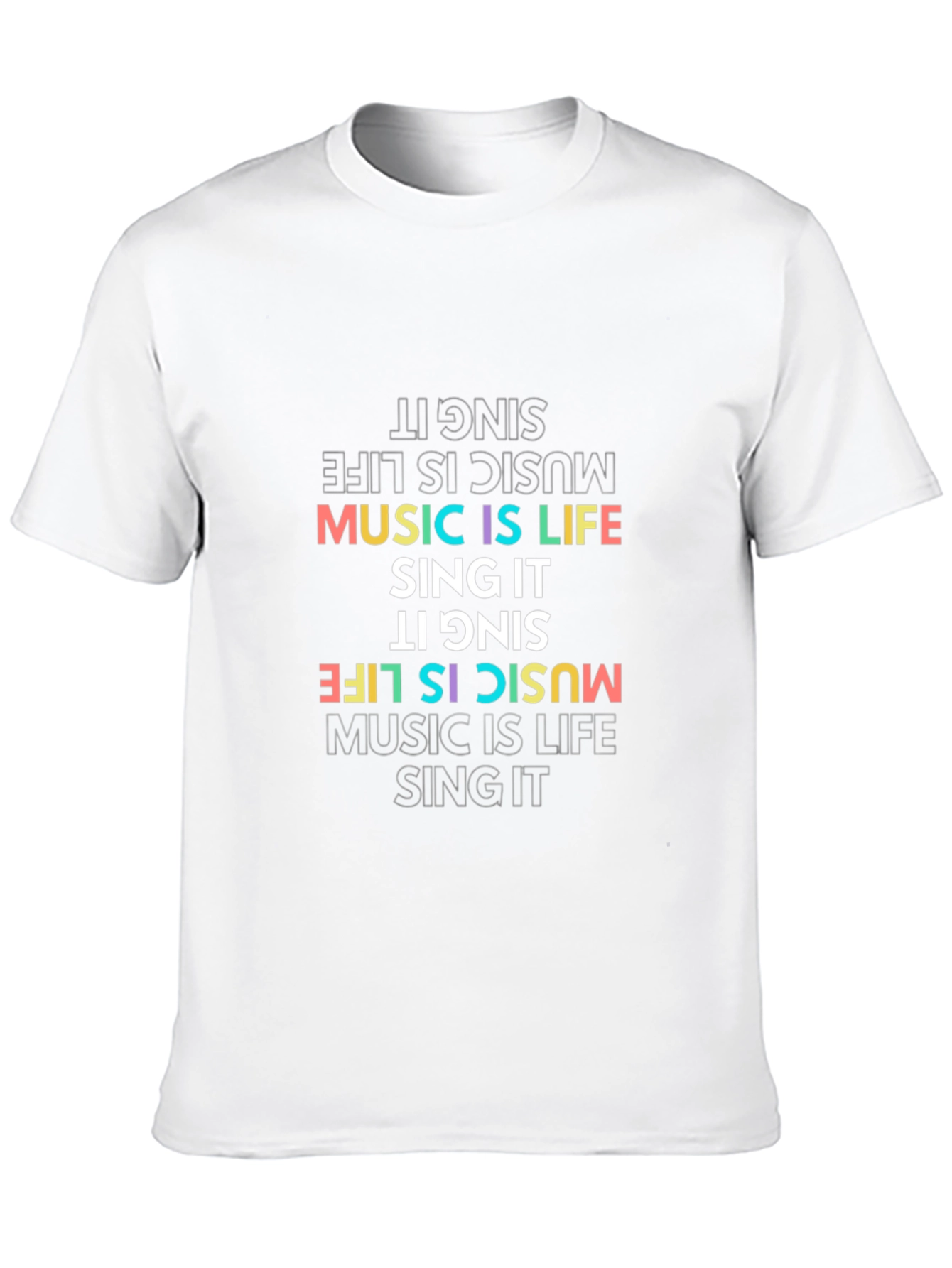 Music is Life Graphic Tee - Sing It T-Shirt