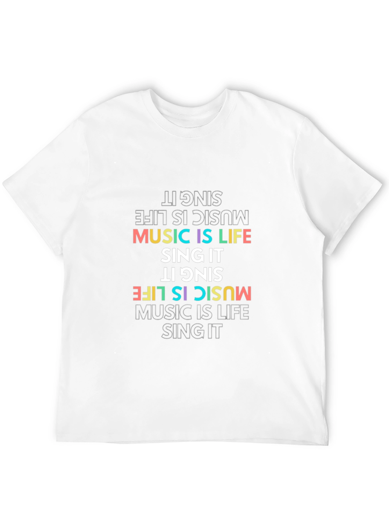 Music is Life Graphic Tee - Sing It T-Shirt