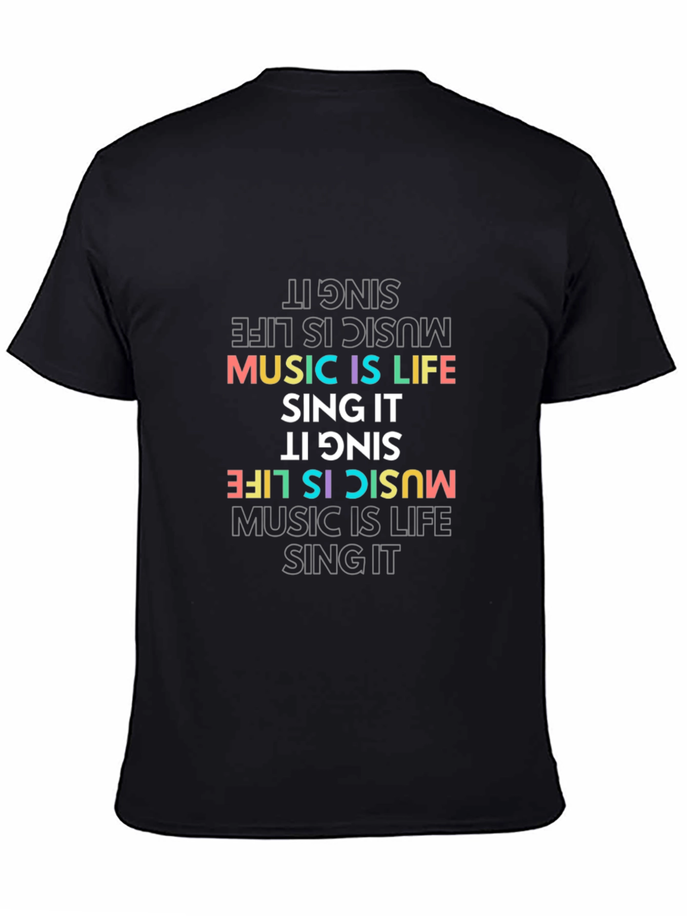Music is Life Graphic Tee - Sing It T-Shirt