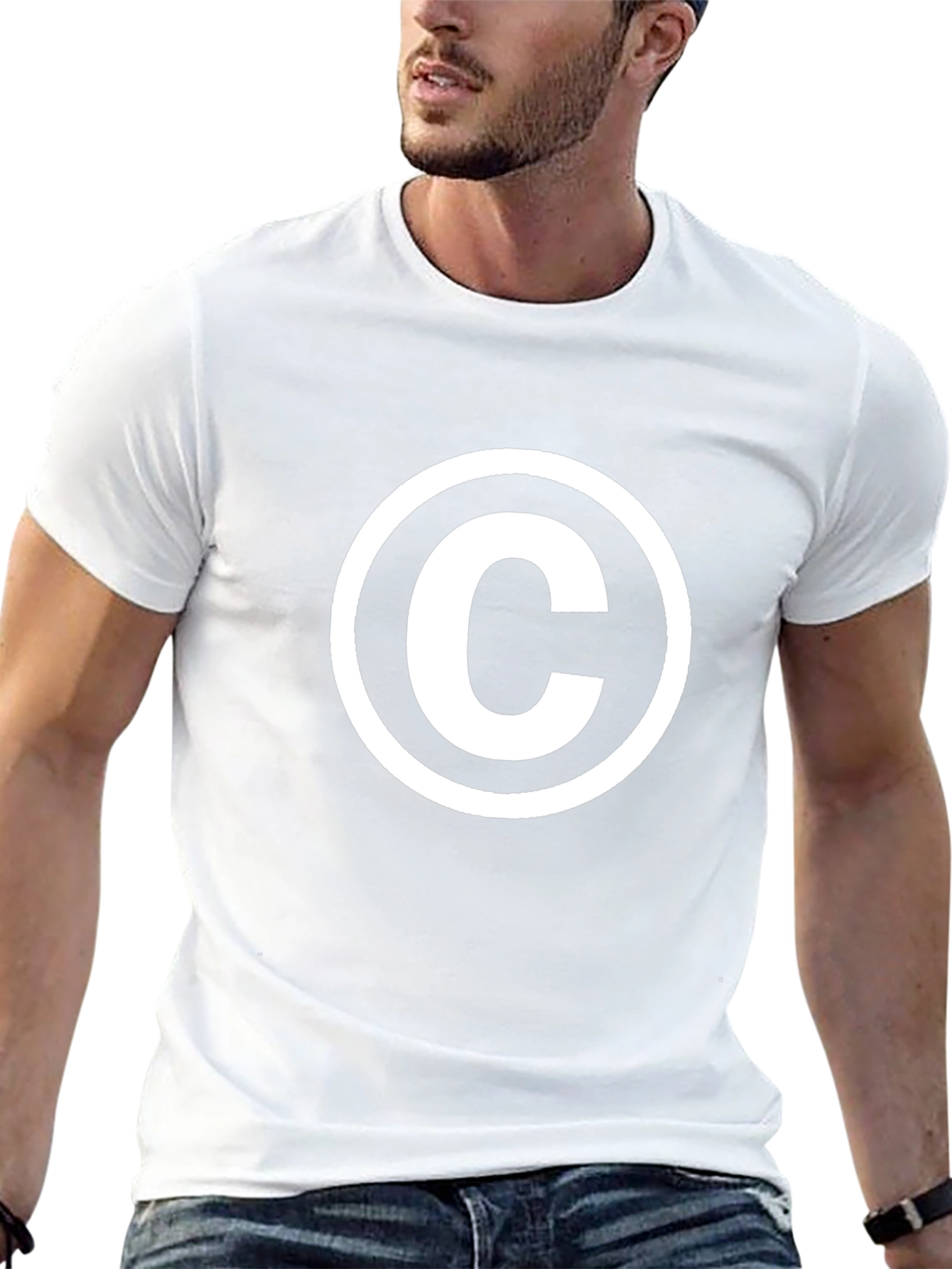 Copyright Symbol Black T-Shirt